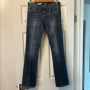 Kut from the Kloth Dark Wash medium/low rise Boot Cut Jeans Sz 4